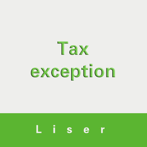 Tax exception